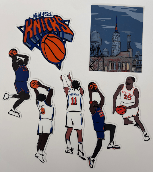 Knicks sticker pack - JenScribblesNY