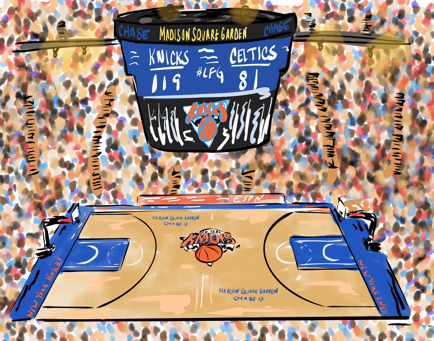 Knicks Vs Celtic Game 6 - JenScribblesNY