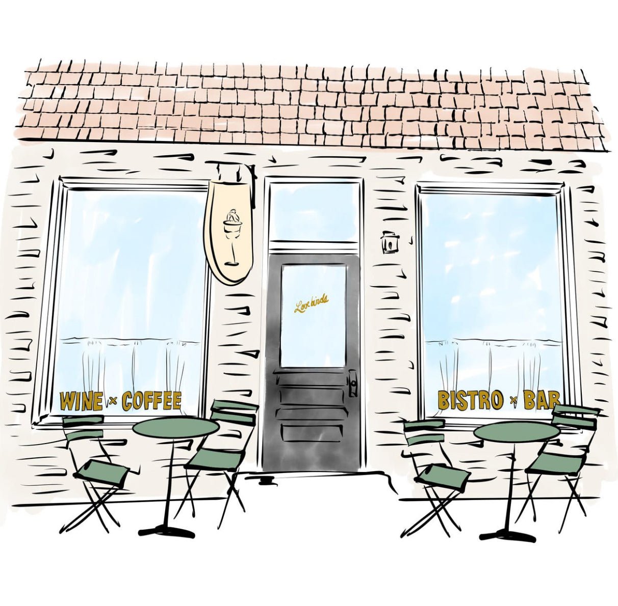 Lovebirds - JenScribblesNY