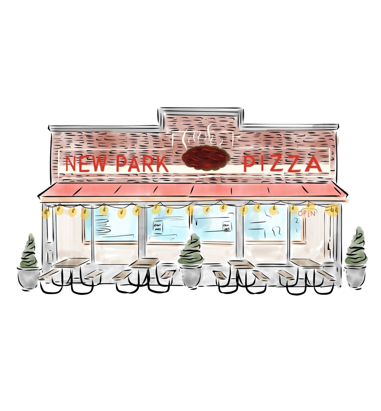 New Park Pizza - JenScribblesNY