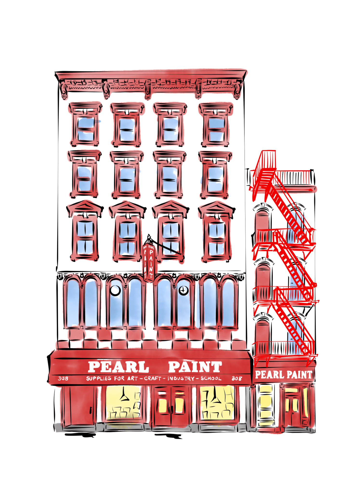 Pearl Paint (Closed) - JenScribblesNY