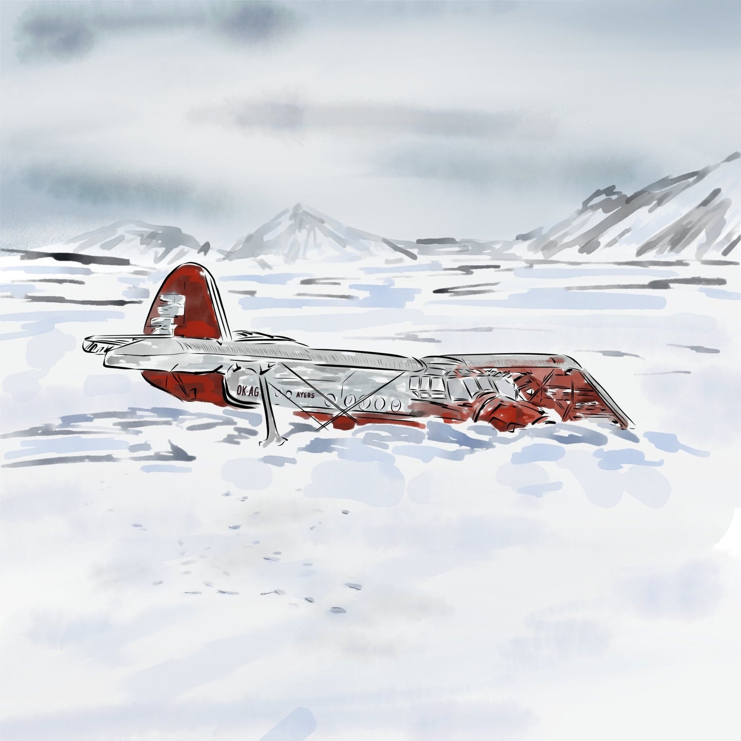 Arctic (Bleecker Street Films X Jen Scribbles Collab) - JenScribblesNY