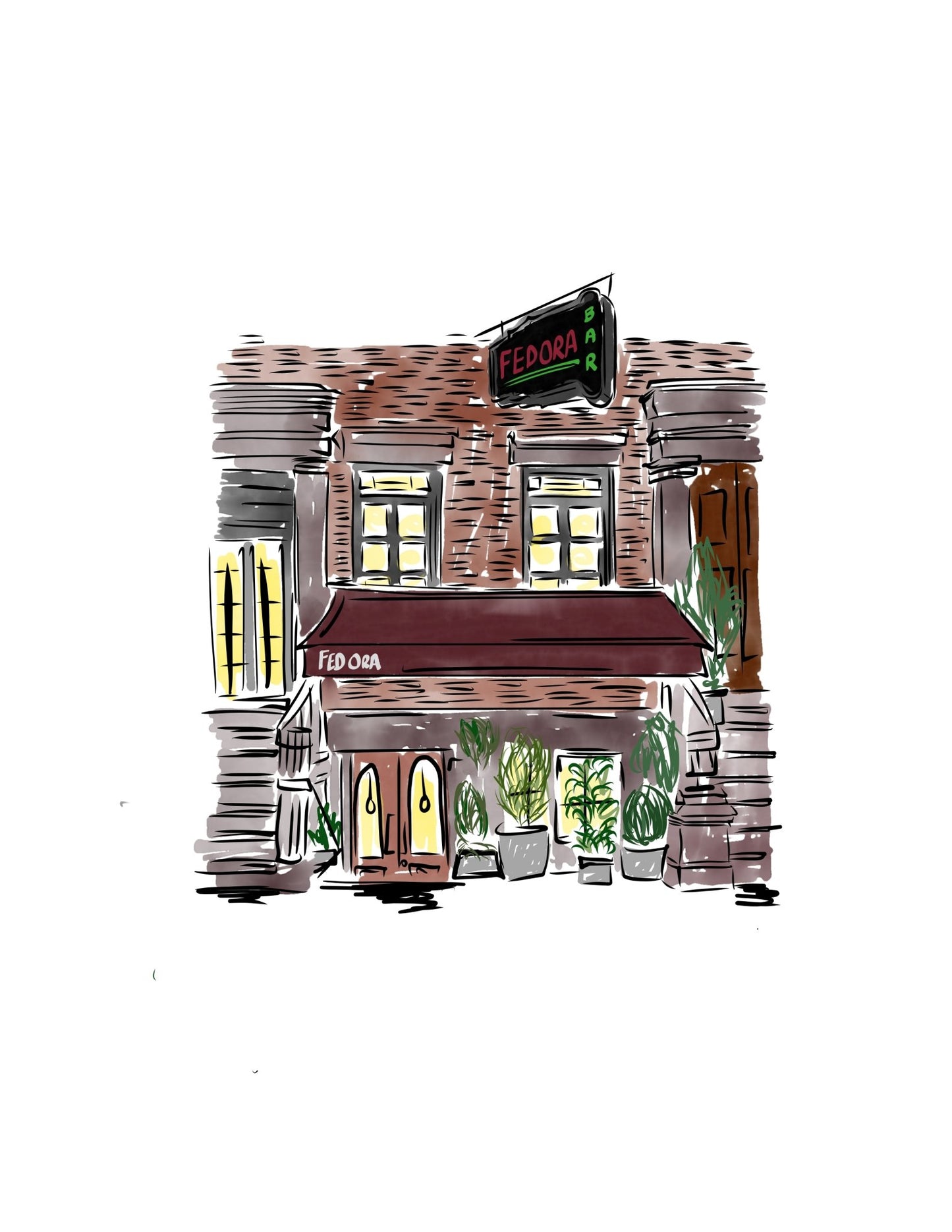 Fedora Bar - JenScribblesNY