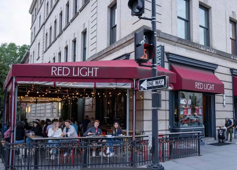 Custom Illustration of Red Light - JenScribblesNY