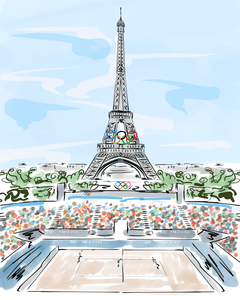 Eiffel Tower Paris Olympics 2024 - JenScribblesNY