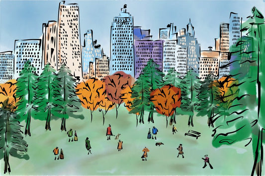 Fall Central Park - JenScribblesNY