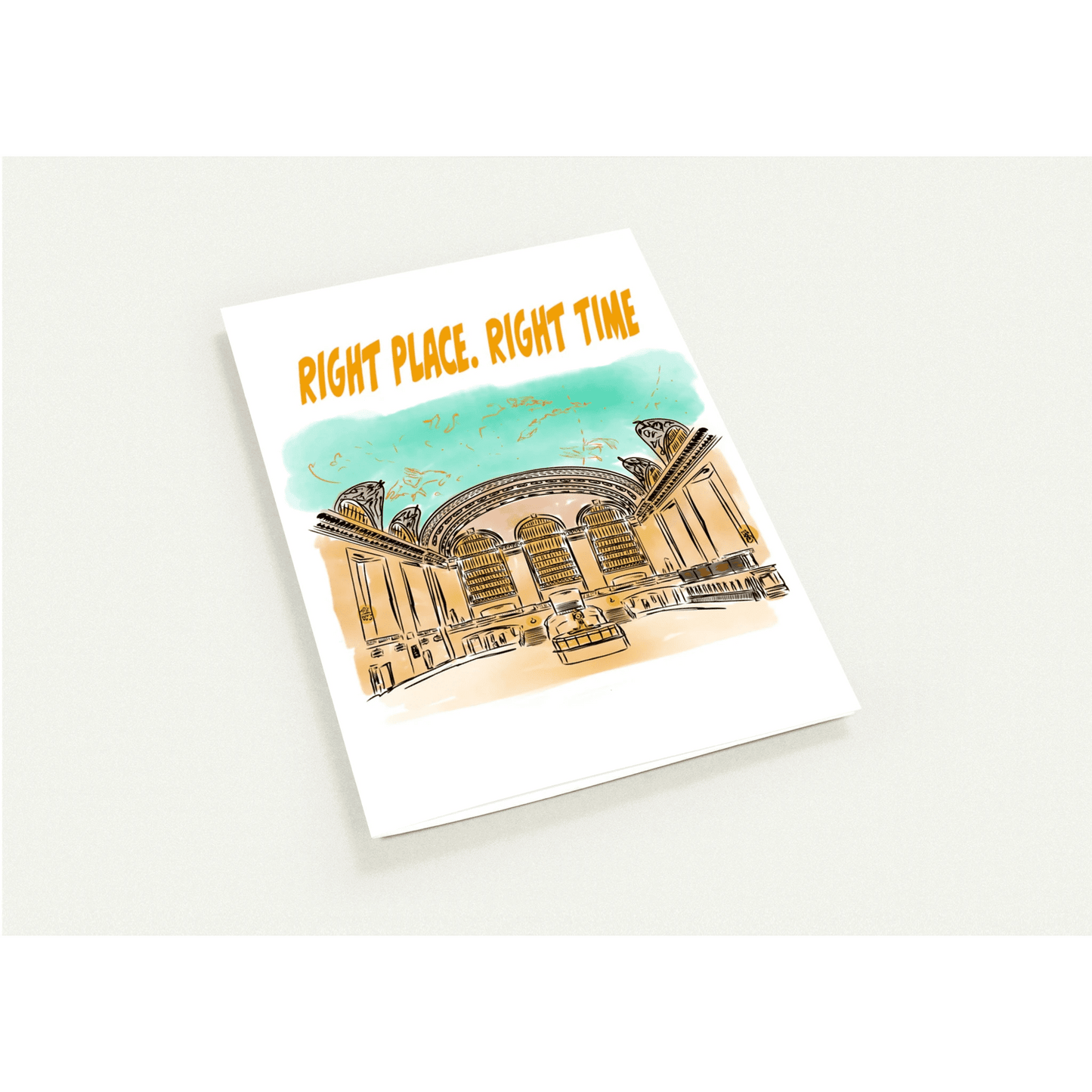 Grand Central Greeting Card Pack Set of 10 - JenScribblesNY