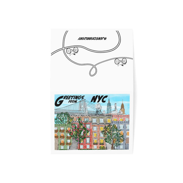 Greetings from NYC 10 Pack - JenScribblesNY