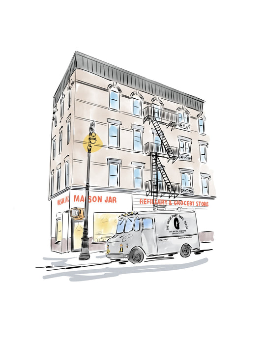 Maison Jar and Greenpoint Knife Truck - JenScribblesNY