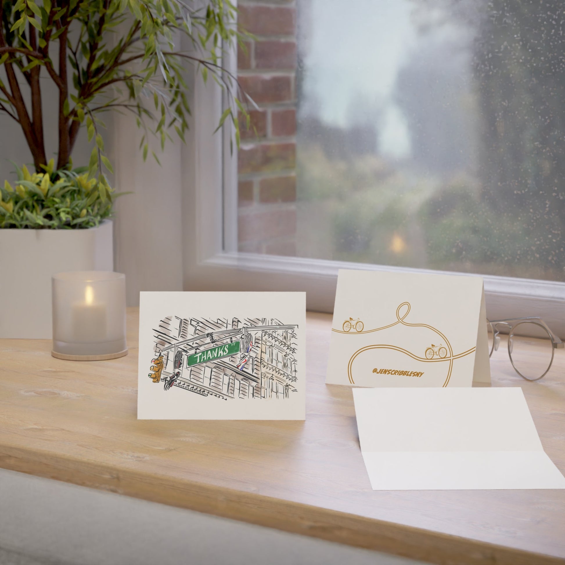 NYC Thank You Cards 10 Pack - JenScribblesNY