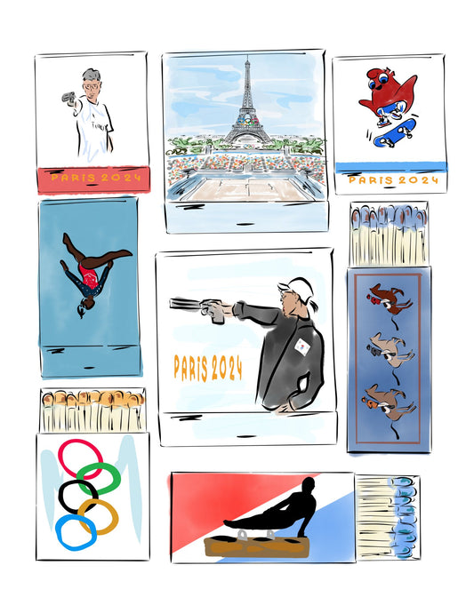 Olympic Matchbooks - JenScribblesNY