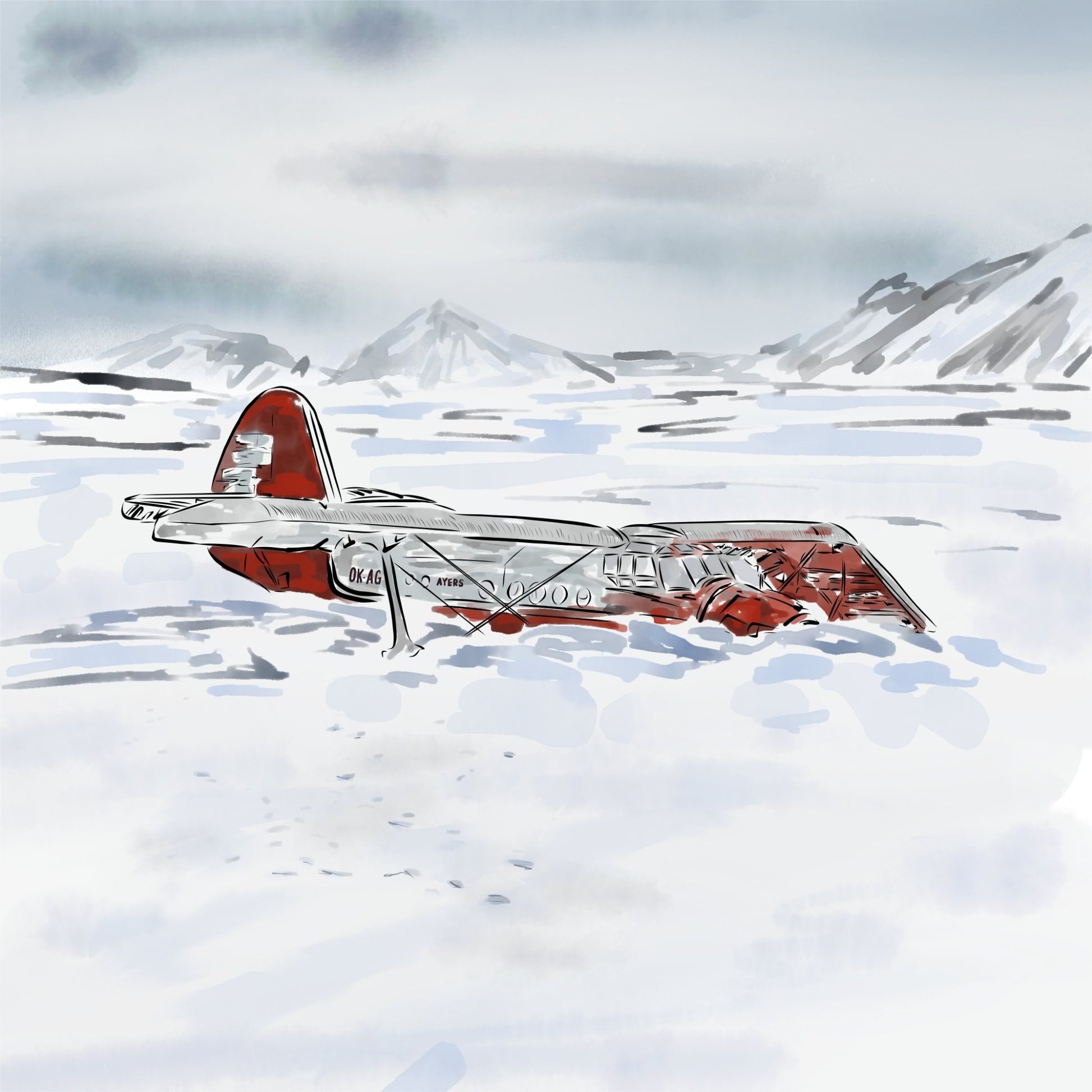 Arctic (Bleecker Street Films X Jen Scribbles Collab) - JenScribblesNY