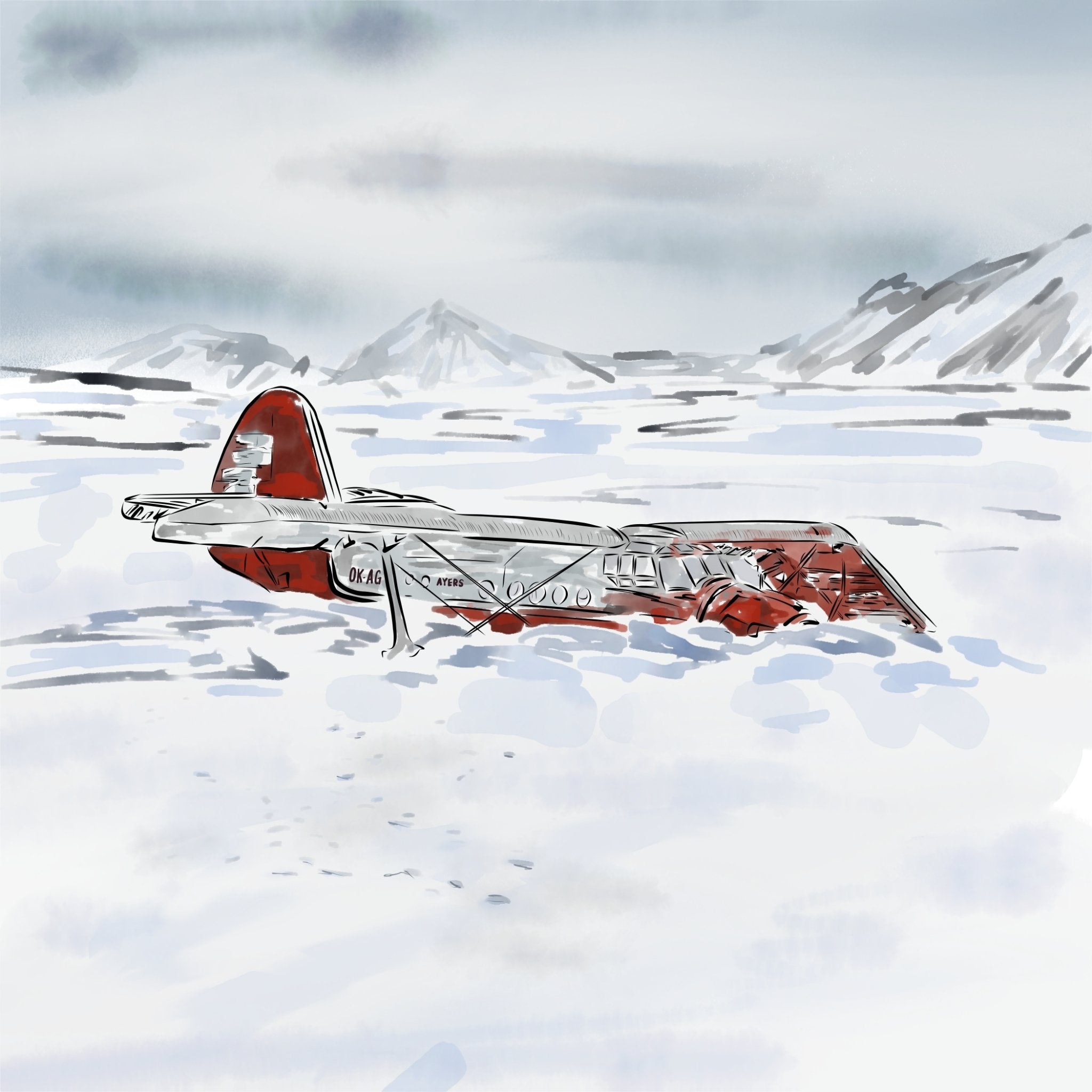 Arctic (Bleecker Street Films X Jen Scribbles Collab) - JenScribblesNY