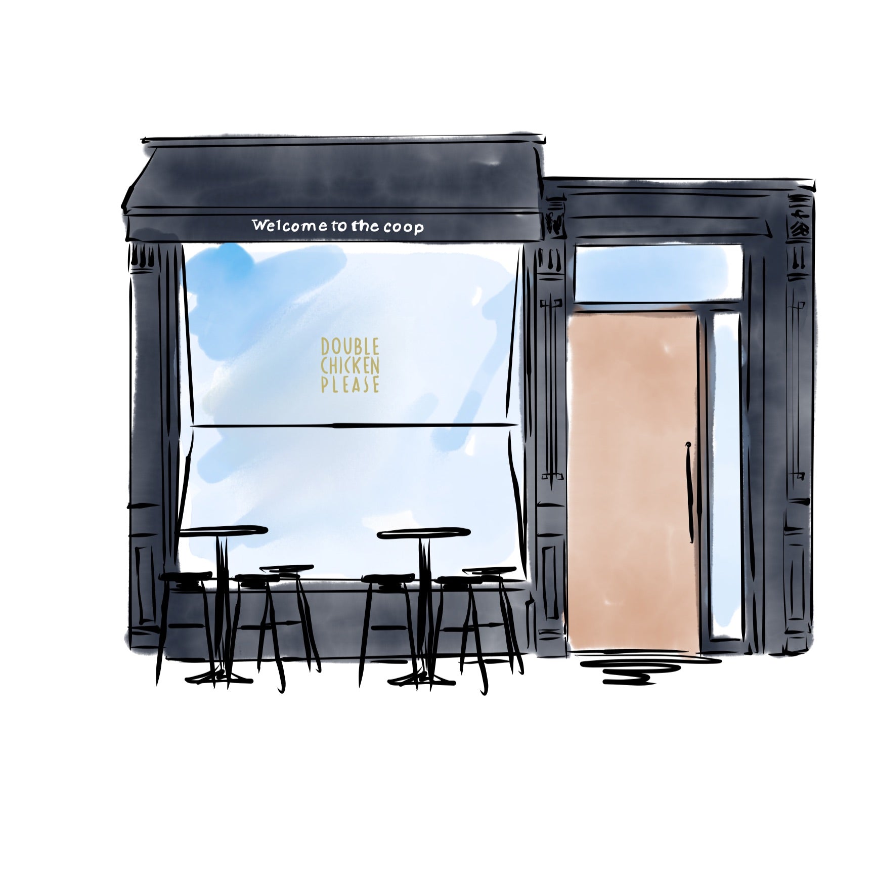 Double Chicken Please - JenScribblesNY