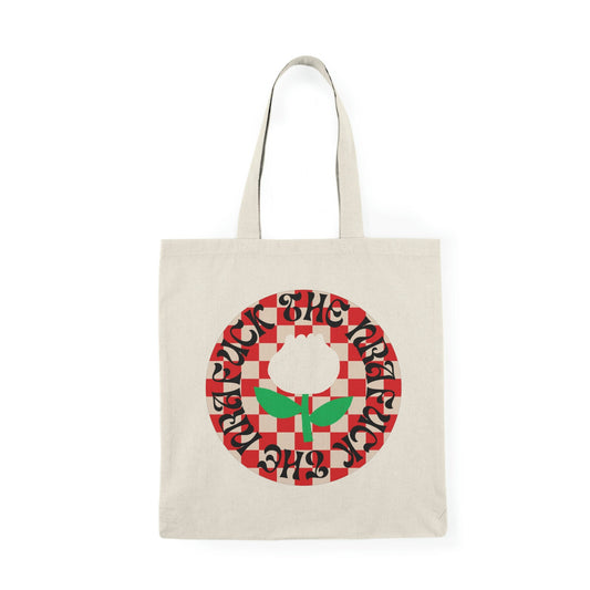 F the NRA Checkered Tote Bag - JenScribblesNY