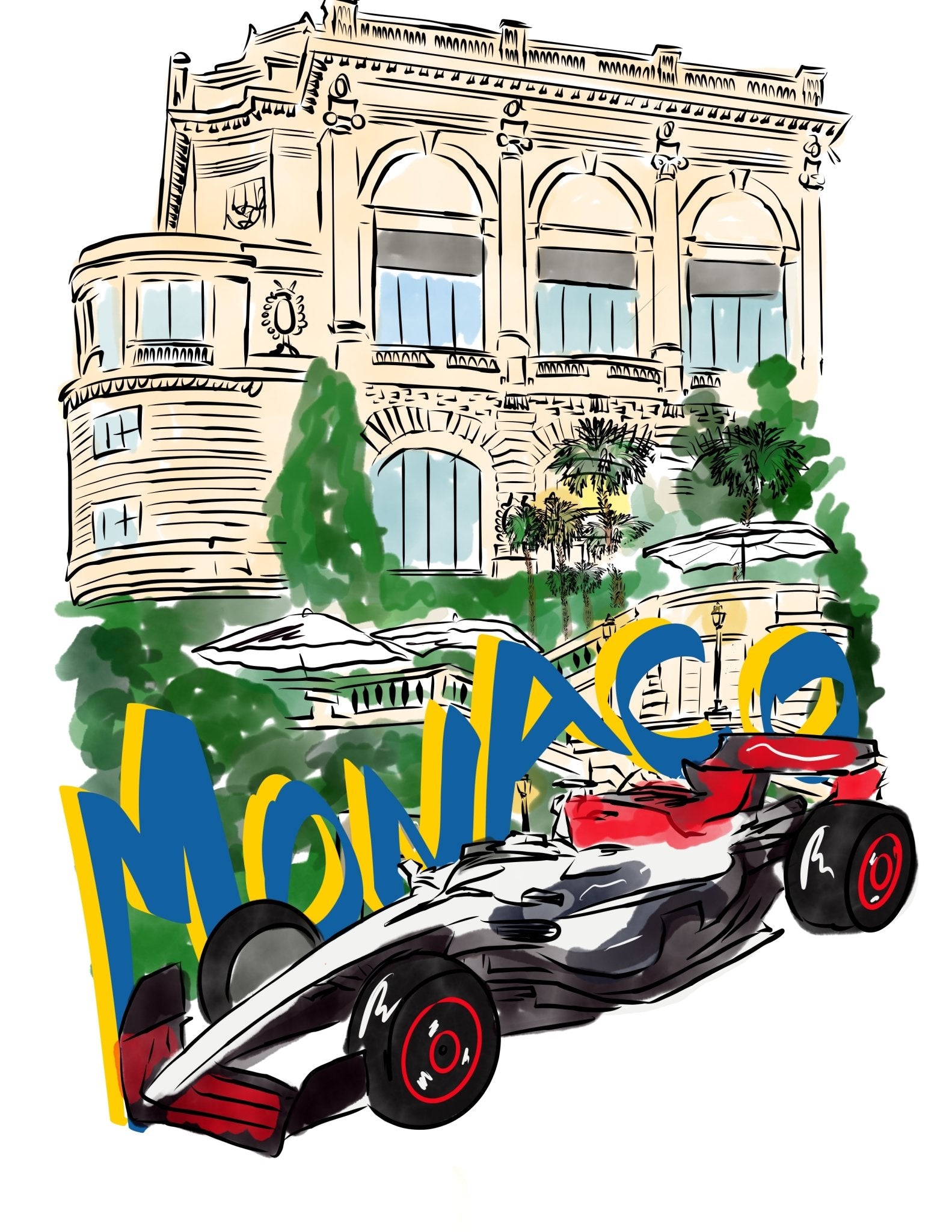 F1 Monaco Series: Haas - JenScribblesNY