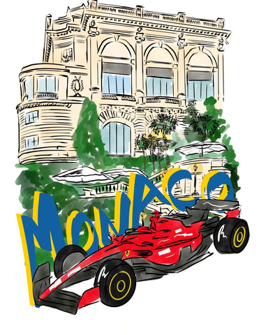 F1 Monaco Series: Scuderia Ferrari - JenScribblesNY