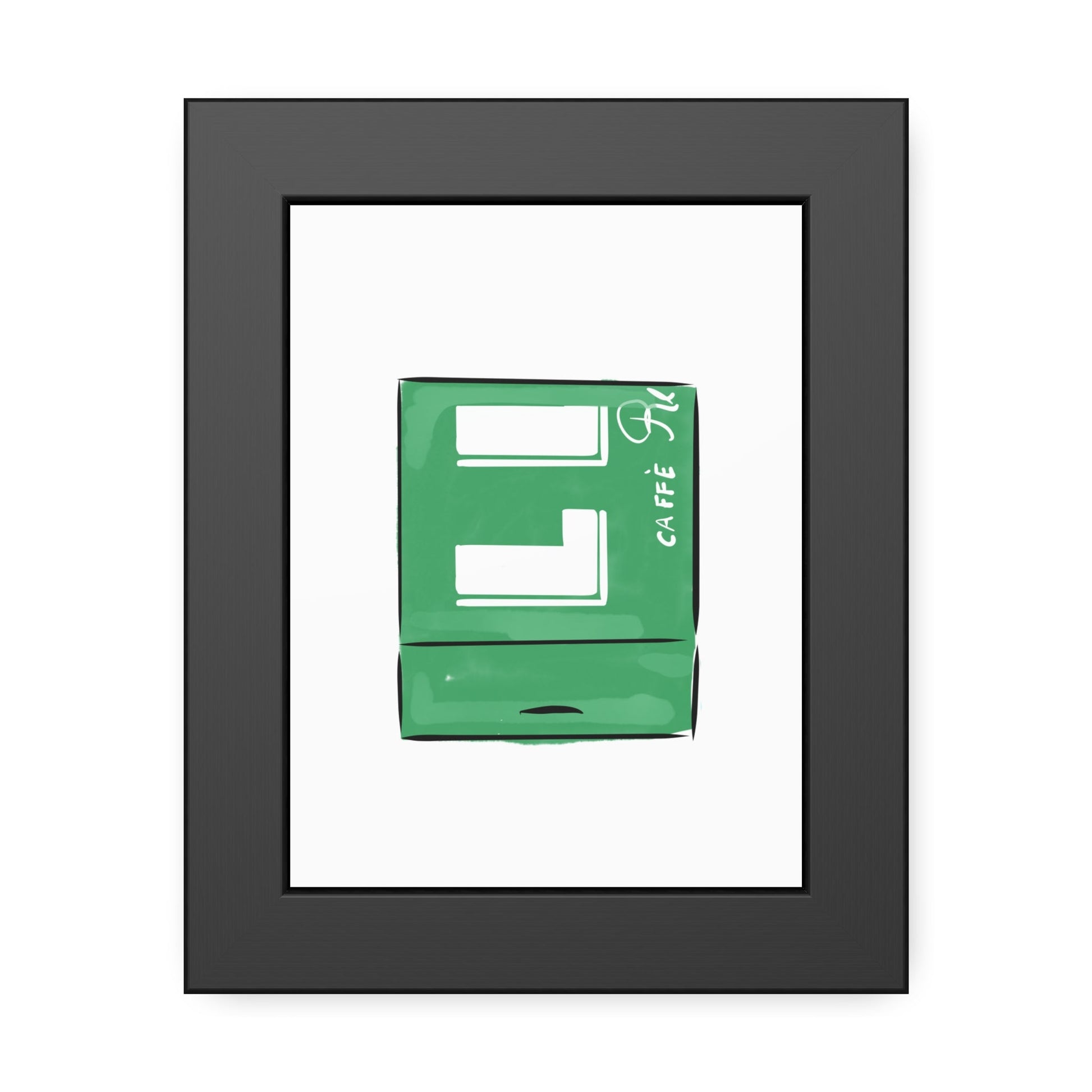 Framed Lilia Matchbook Print - JenScribblesNY