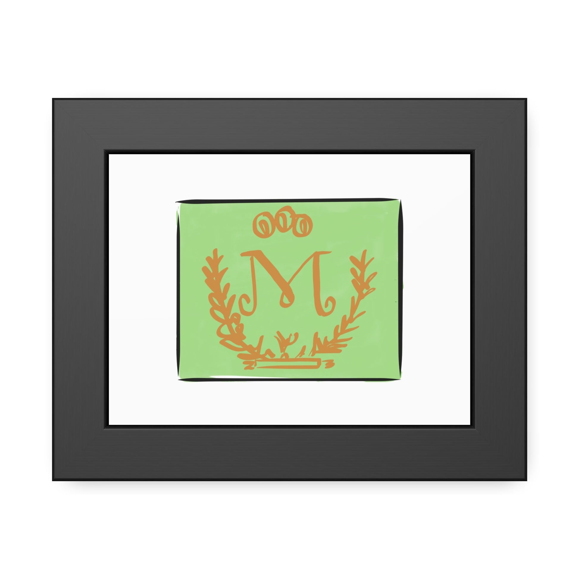 Framed Maison Premier Matchbook Art for fiance restaurant art print for anniversary gift - JenScribblesNY