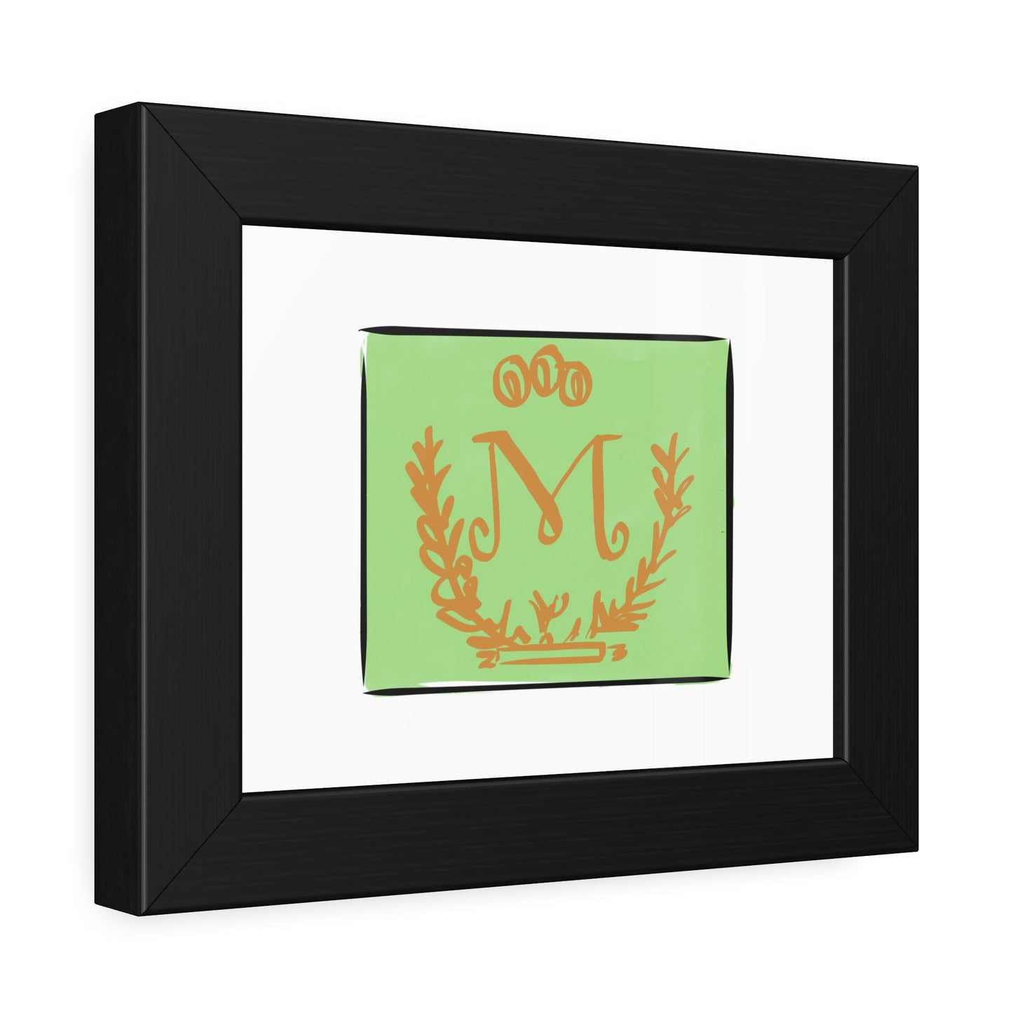 Framed Maison Premier Matchbook Art for fiance restaurant art print for anniversary gift - JenScribblesNY