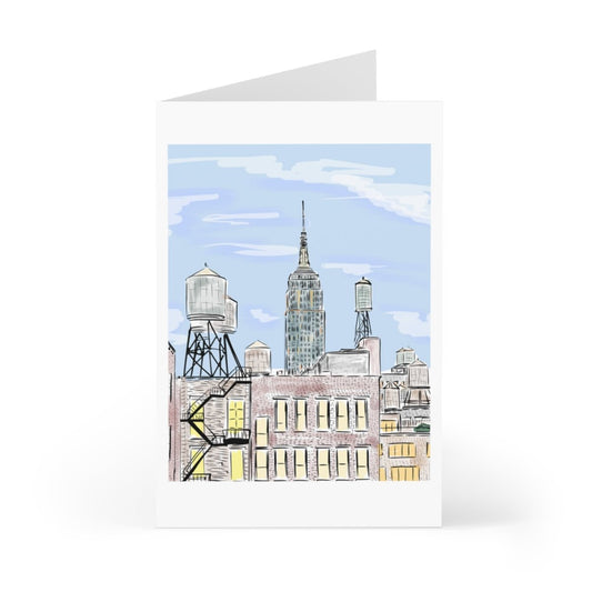 New York State of Mind, Empire State Building Card - JenScribblesNY