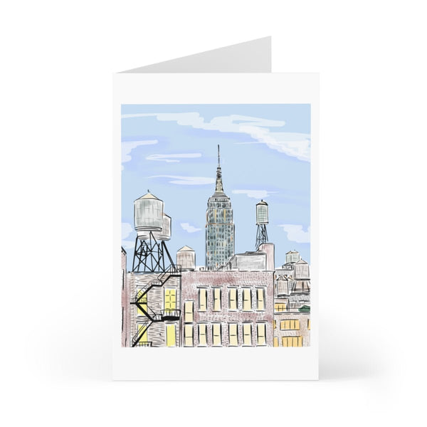 New York State of Mind, Empire State Building Card - JenScribblesNY