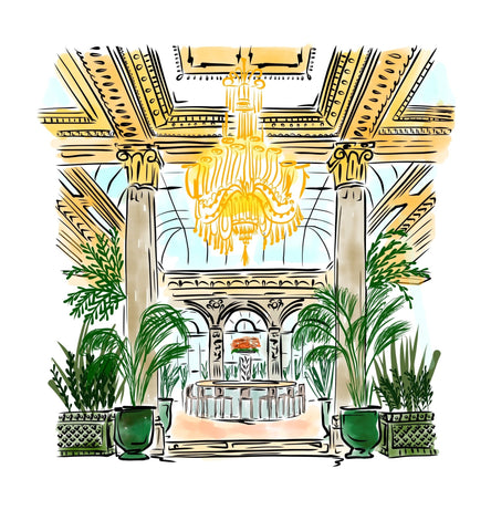 Palm’s Court at the Plaza Hotel - JenScribblesNY