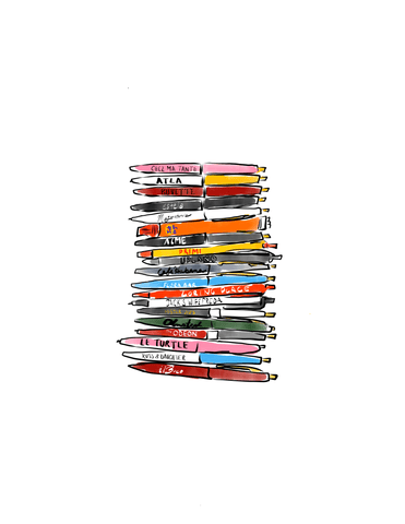 Restaurant Pens - JenScribblesNY