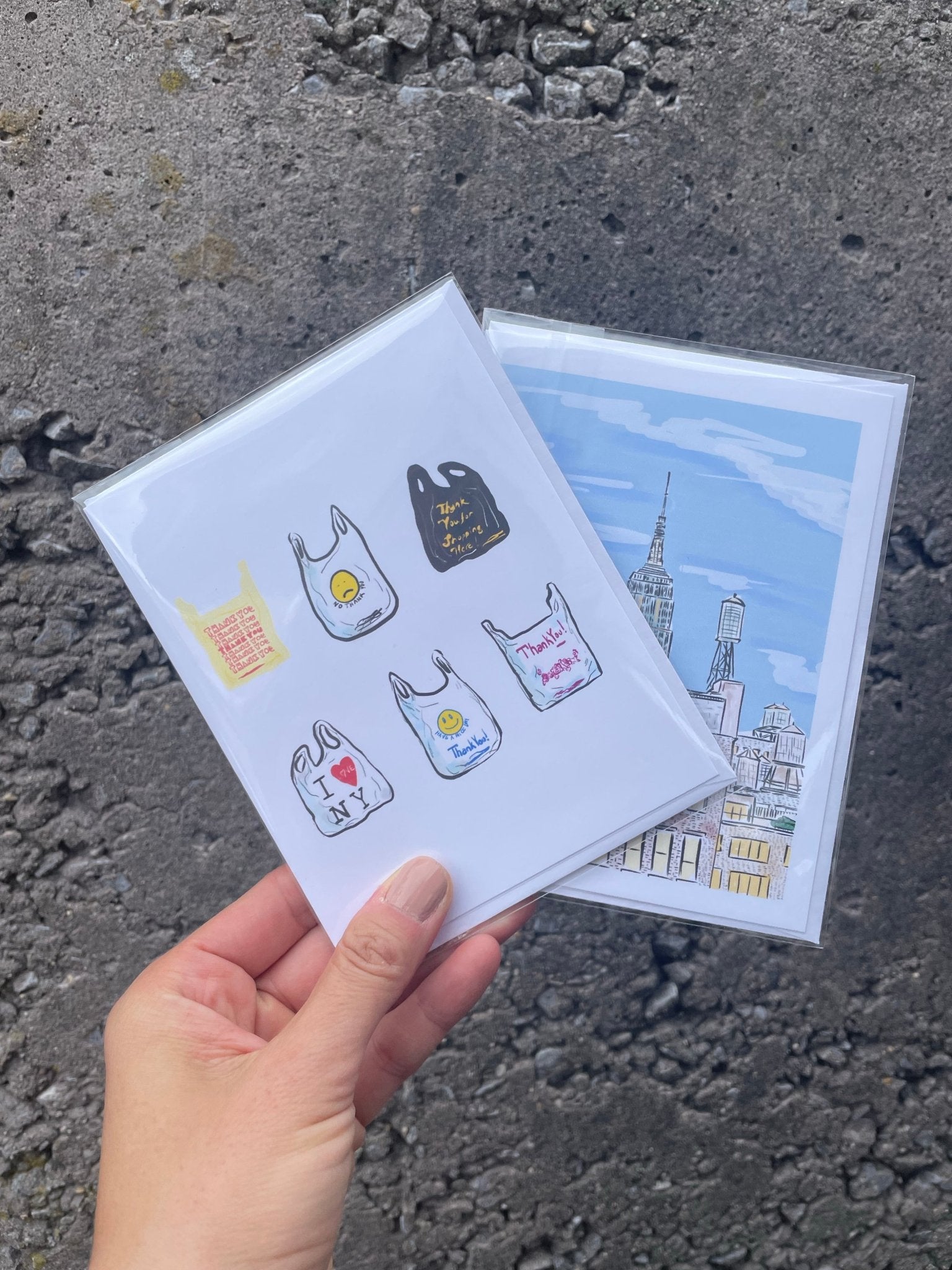 Thank you card - JenScribblesNY