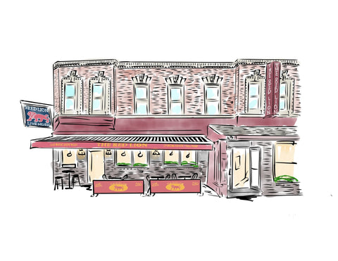 The Red Lion - JenScribblesNY