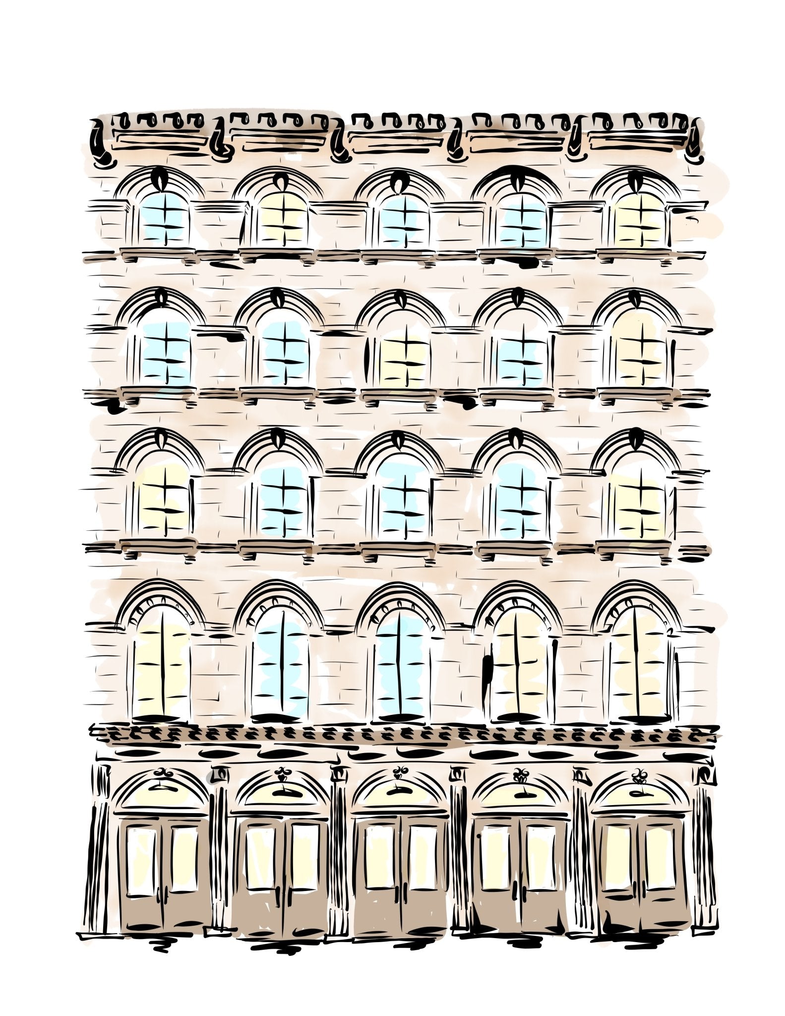 Tribeca architecture - JenScribblesNY